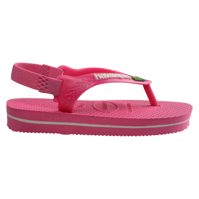 Havaianas Baby Brasil Logo Rosa Flux - Mestre Havaianas